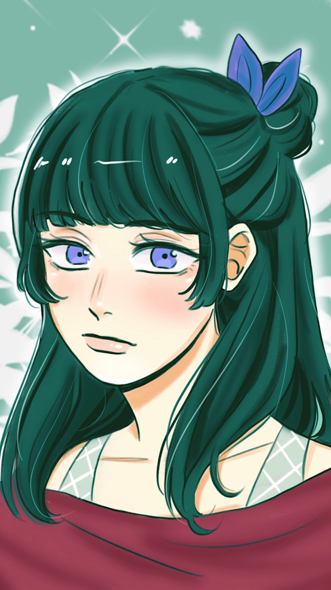 draw webtoon or manga style characters and illustrations