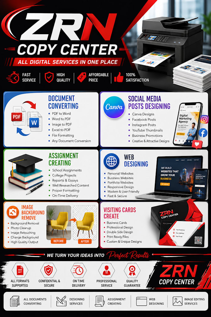 professional document conversion and design services