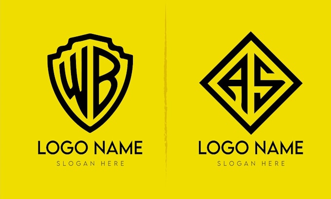 do modern monogram letter logo design