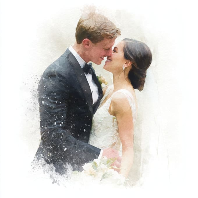 design couple portrait wedding portrait