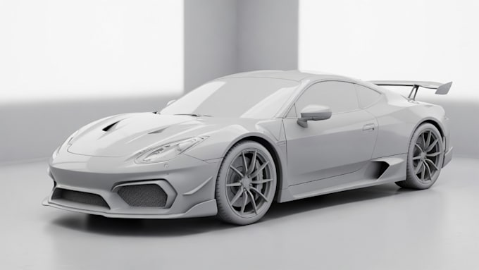 create high quality 3d car model rendering car animation car modeling keyshot