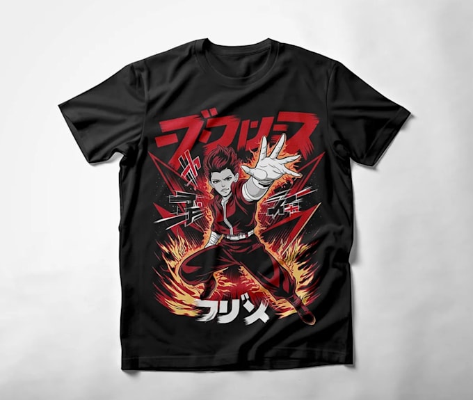 custom anime t shirt design
