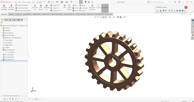 create industrial product design and 3d part modeling