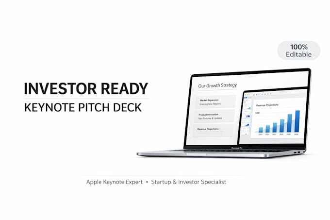 design investor ready keynote pitch deck for startups