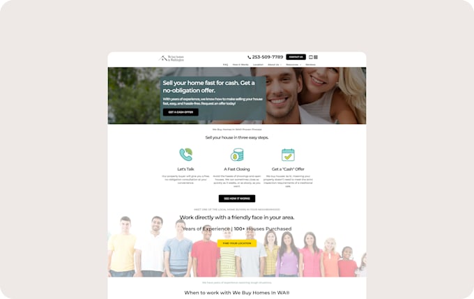 create multi page wordpress website