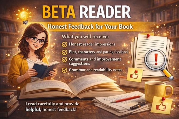 read your work, giving detailed and constructive feedback