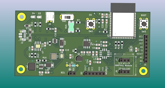design a professional pcb with kicad, altium designer, easyeda