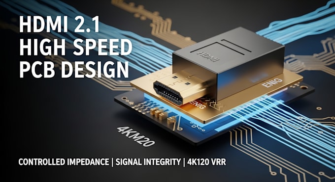 design controlled impedance hdmi 2 1 high speed pcb