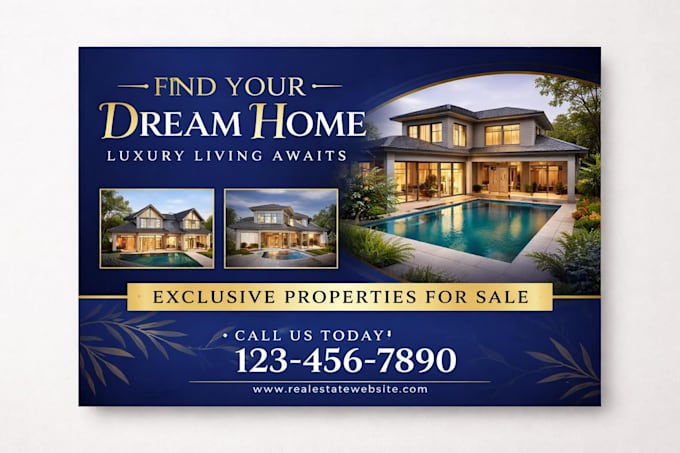 design unique post card and flyer design