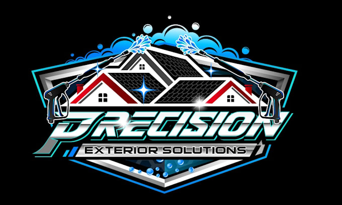 design a modern washing company logo
