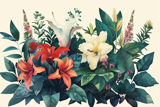 paint watercolour botanical illustrations