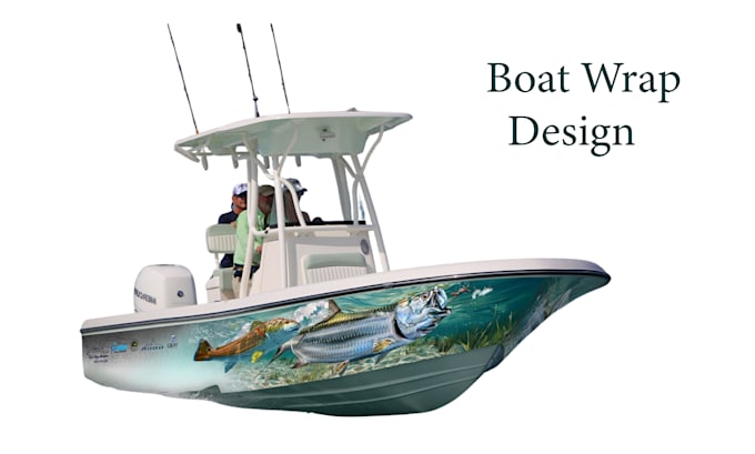 do creative boat wrap designs, watercraft, vehicle wrap design, car or van