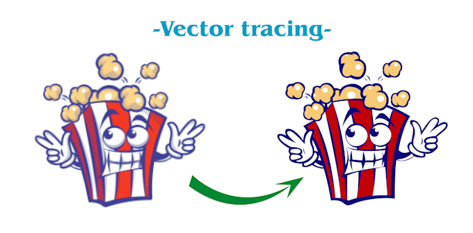 do manual vector tracing