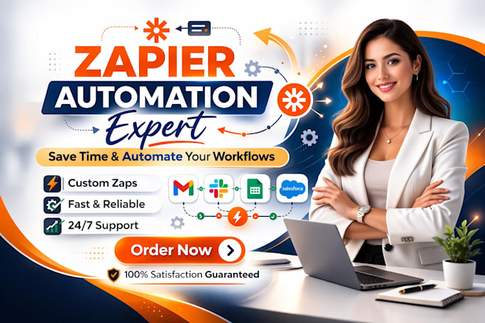 setup zapier automation workflow and make com integration
