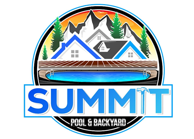 design a professional pool logo