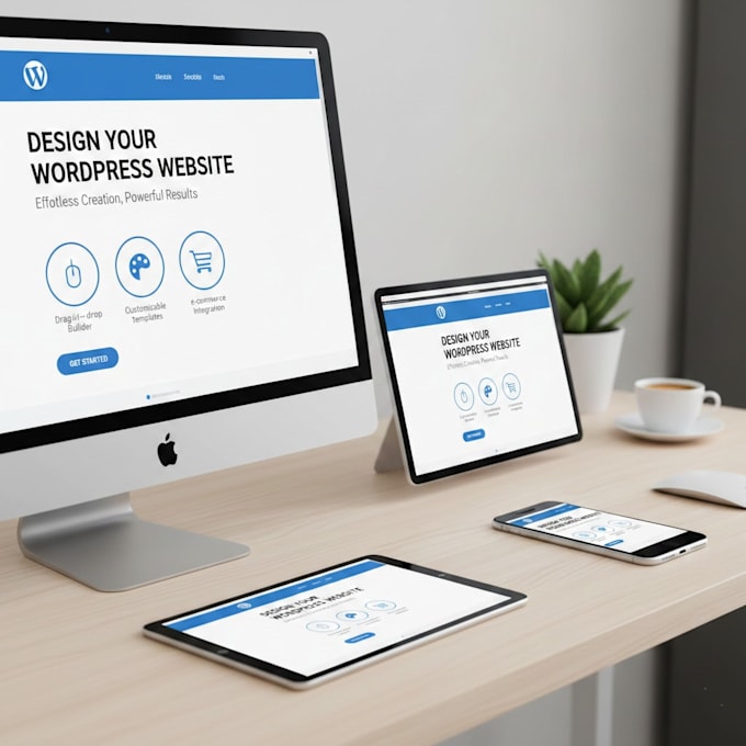 design, develop and edit your wordpress website