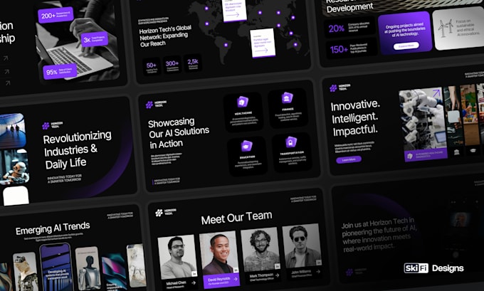 design investor pitch deck presentation