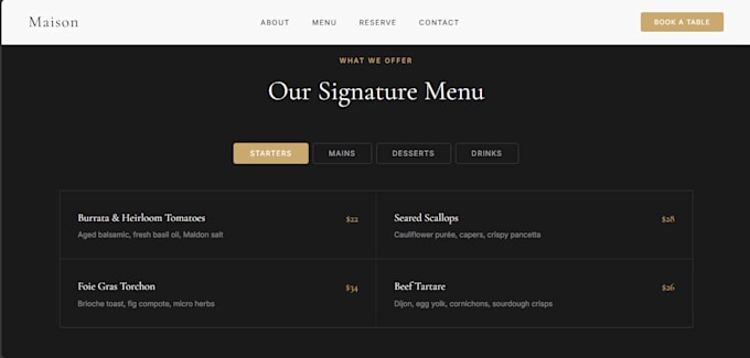 build a modern, fast and responsive website