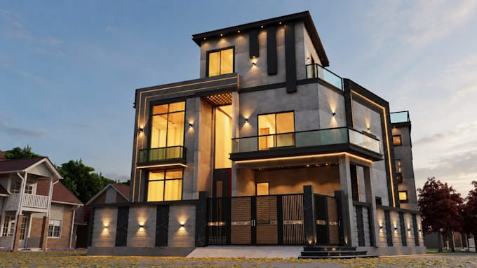 create professional revit architectural models and bim drawings