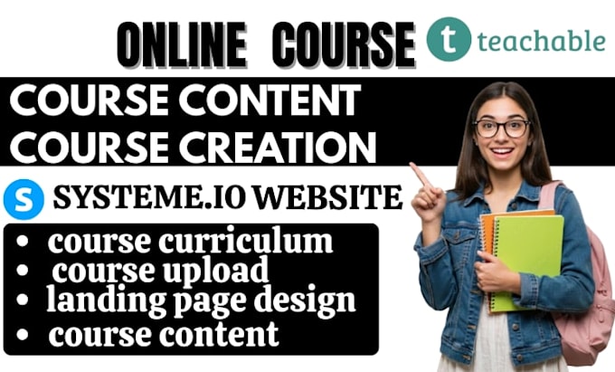 setup online course content, systeme io course setup,course curriculum