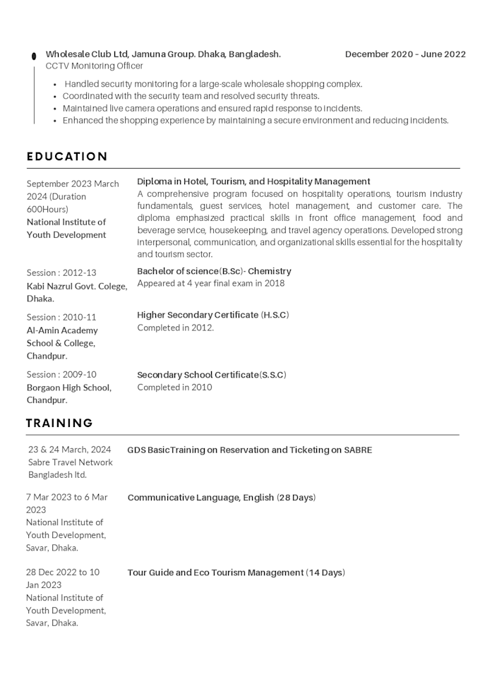 make and design professional CV or resume for you