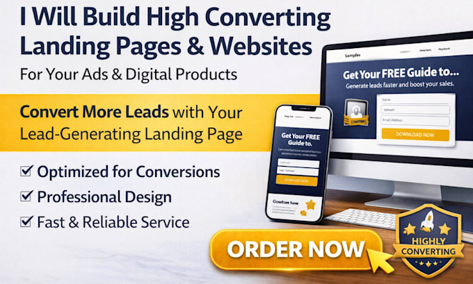 build a high converting wordpress landing page for ads and digital products
