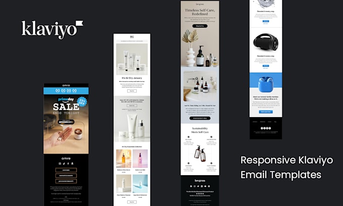 do responsive klaviyo email design in HTML