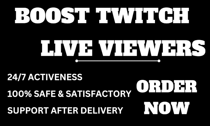 boost twitch live viewers