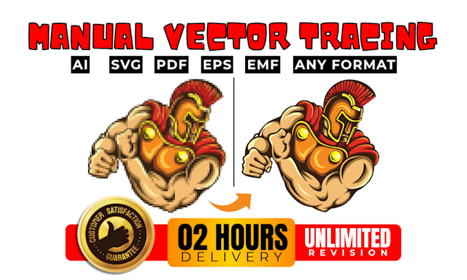 convert raster image to vector, redraw logo, redraw image, do vector tracing
