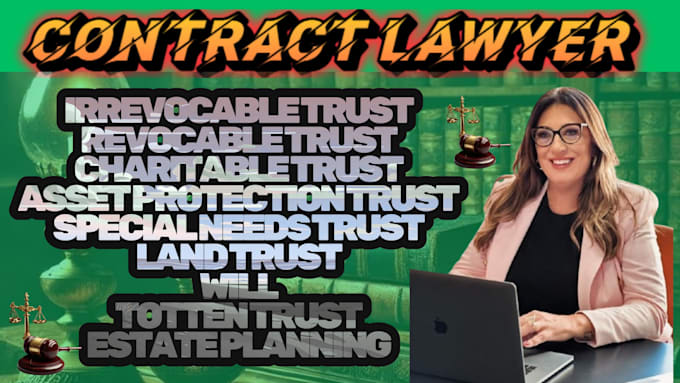 professionally draft an irrevocable trust, revocable trust, or asset protection