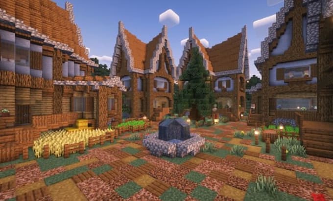 build custom minecraft villages cities castle survival maps