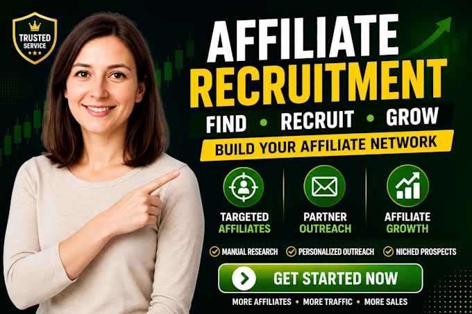 recruit targeted affiliates to grow your affiliate program