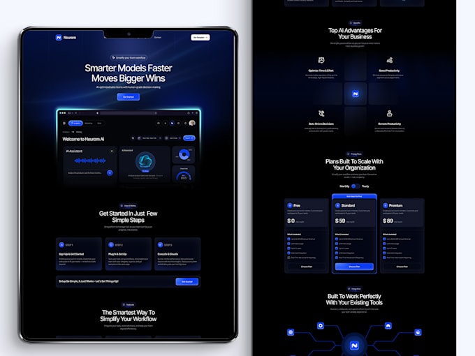 ai software development, ai saas software, full stack website develpment
