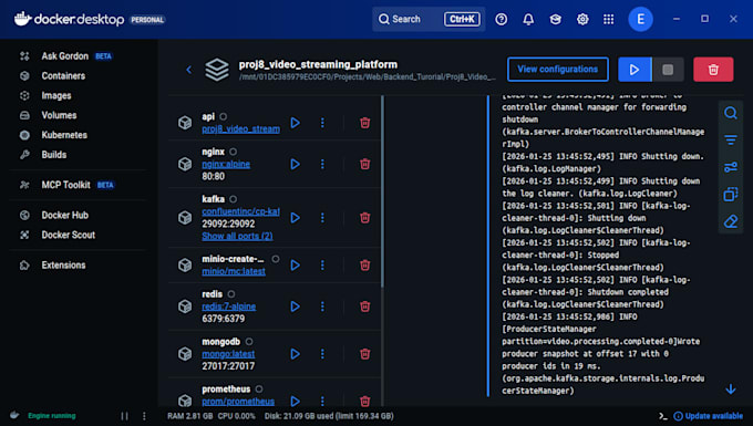 containerize node and server apps in docker