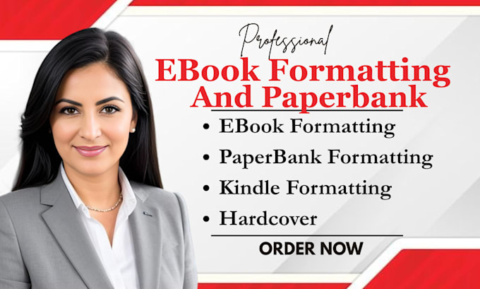 do book formatting, kindle ebook formatting, and layout design