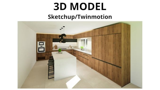create realistic 3d architectural model in sketchup