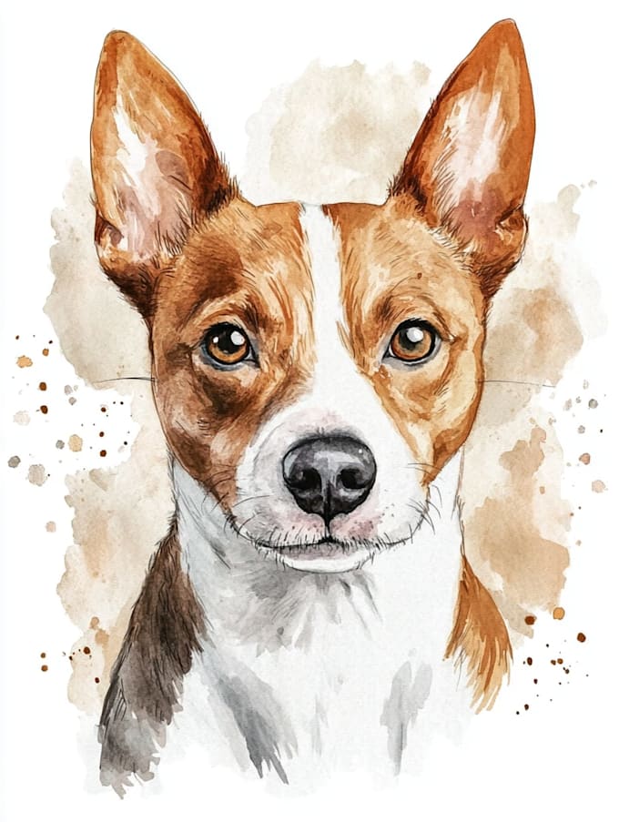 create a custom pet portrait, dog, cat