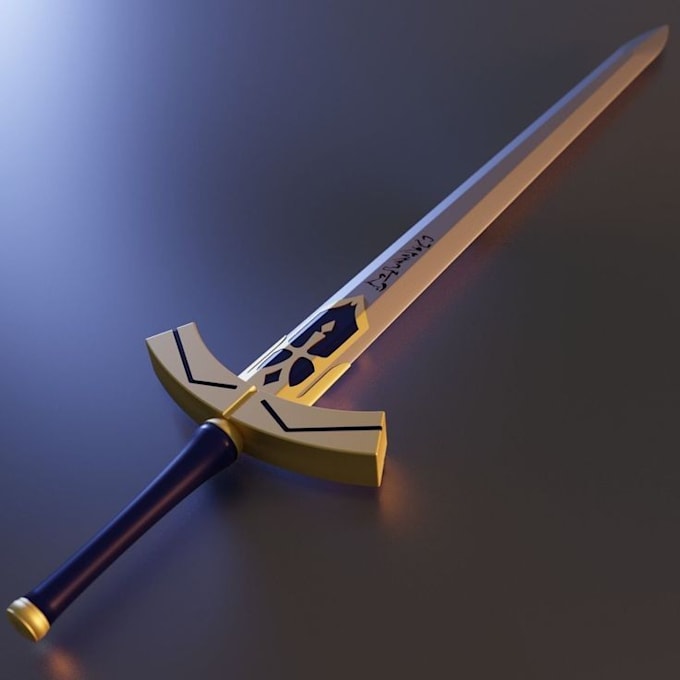 design 3d sword modelling 3d weapon props armor 3d gun dagger for printing