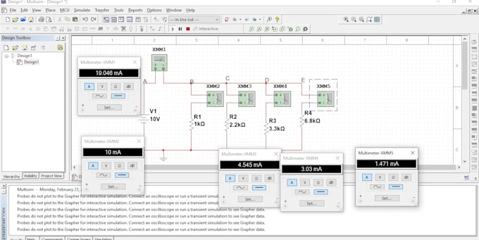 do projects on multisim