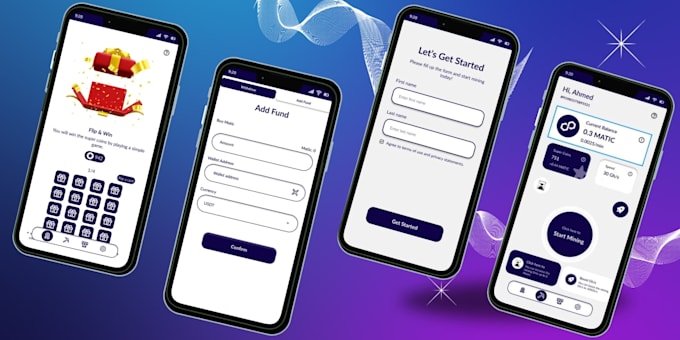 develop a secure and scalable mining app for both android and IOS