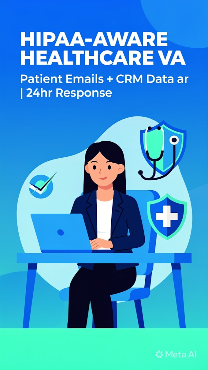 be your hipaa compliant virtual assistant for patient support and CRM managment