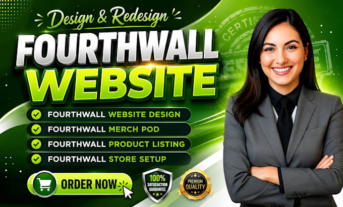 setup fourth wall store design fourthwall pod merch fourthwall website design