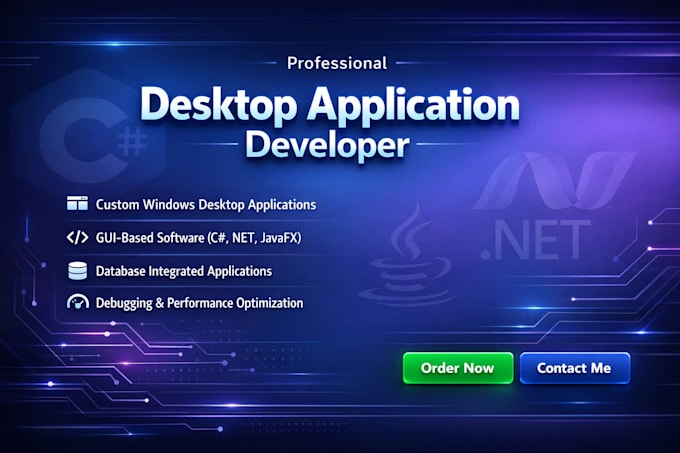 build professional gui based desktop applications
