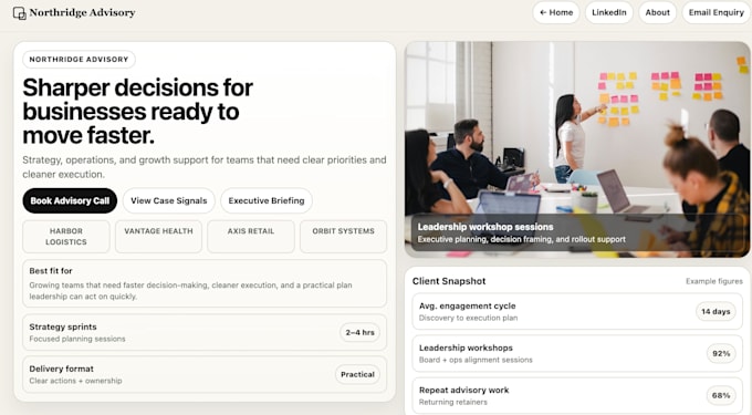 Build a modern responsive website or landing page for your business by ...