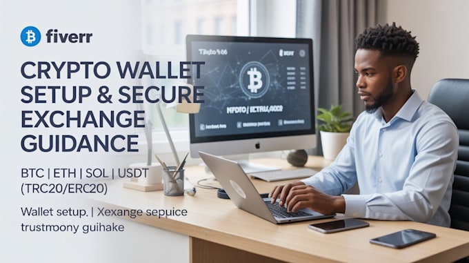 provide secure crypto wallet setup and exchange guidance