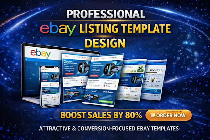 create ebay template design ebay seo listing ebay dropshipping store design