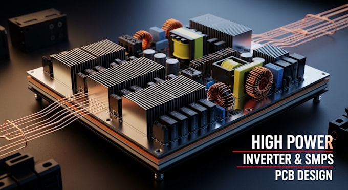 develop high power inverter and smps pcb design with emi control