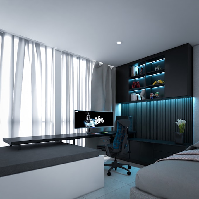 design your gaming room set up