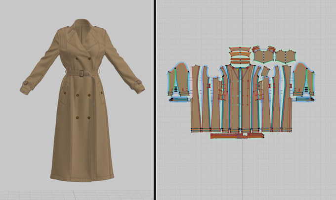 create 3d garment designs and patterns in clo3d or marvelous designer