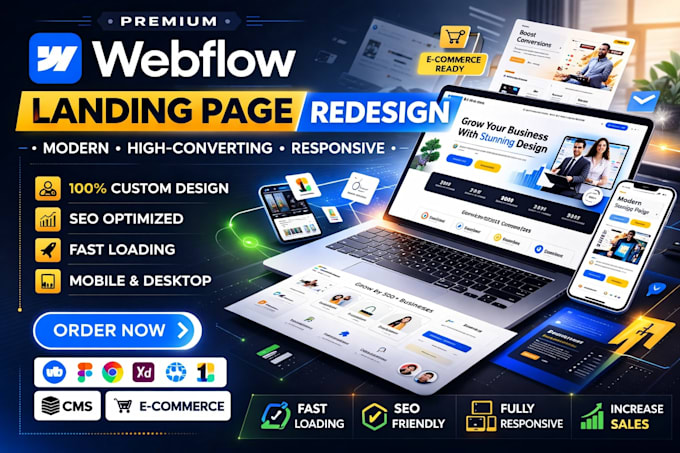 create 3d animated interactive webflow website with spline, gsap, landing page